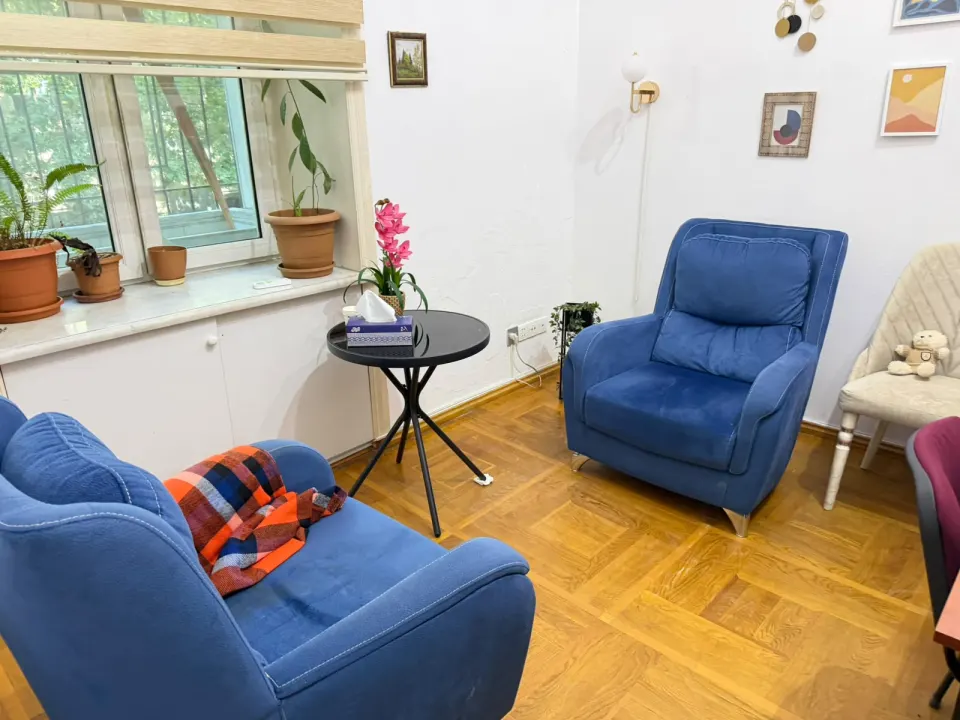 Göy kreslolu kabinet (S2), Psy Booking, Bakı — foto 2