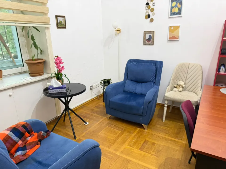 Göy kreslolu kabinet (S2), Psy Booking, Bakı — foto 4